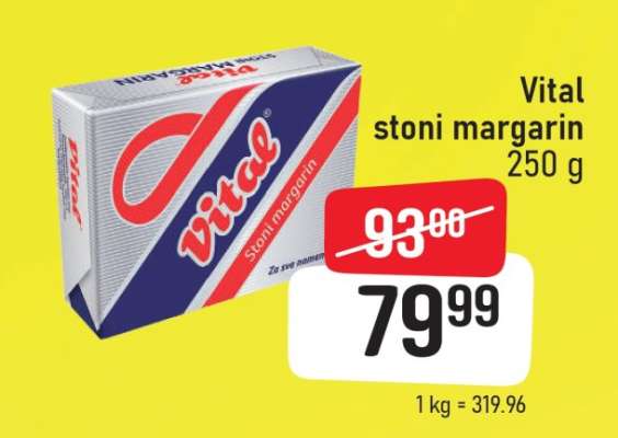 Vital stoni margarin 250 g