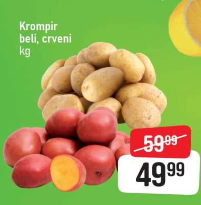 Krompir beli crveni
