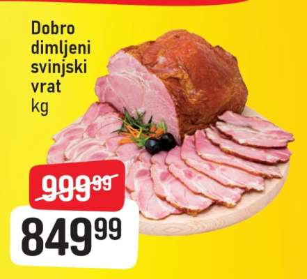 Dobro dimljeni svinjski vrat