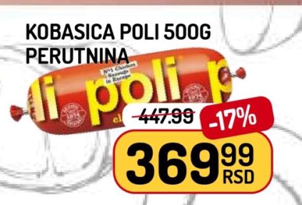 Kobasica Poli 500g Perutnina