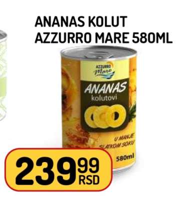 ANANAS KOLUT AZZURRO MARE 580ml