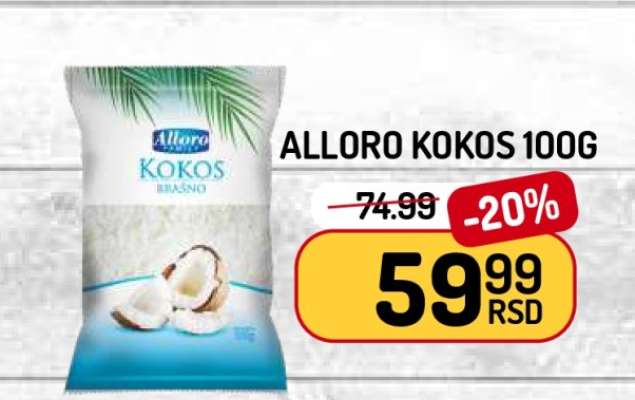 ALLORO KOKOS 100G