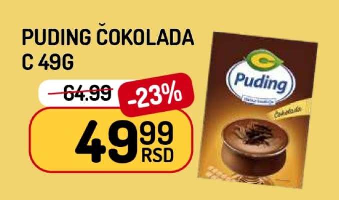Puding čokolada 49g