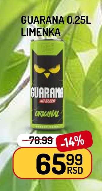 GUARANA 0.25L LIMENKA