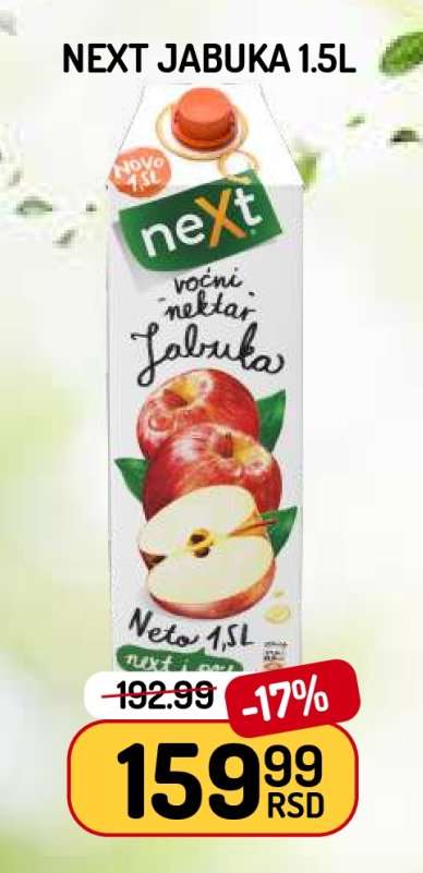 NEXT JABUKA 1.5L