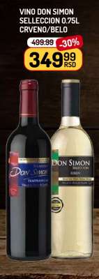 Vino Don Simon Seleccion 0.75L Crveno/Belo