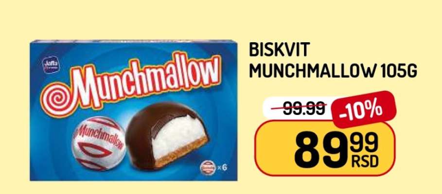 Biskvit Munchmallow 105g