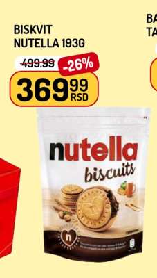 Biskvit Nutella, 193g
