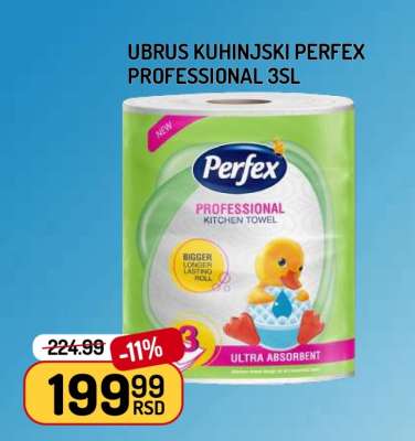UBRUS KUHINJSKI PERFEX PROFESSIONAL 3sl