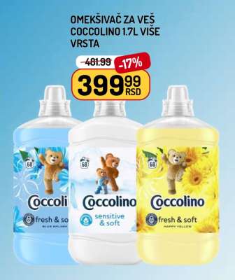 Coccolino Fabric Softener 1.7L