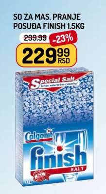 So za mas. pranje posuđa Finish 1.5kg