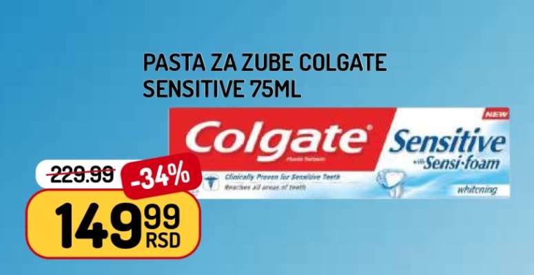 Pasta za zube Colgate Sensitive 75ml