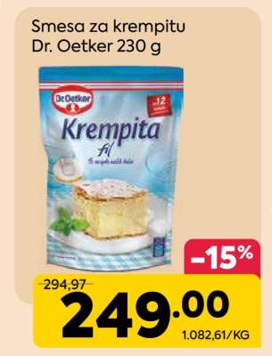 Smesa za krempitu Dr. Oetker 230 g