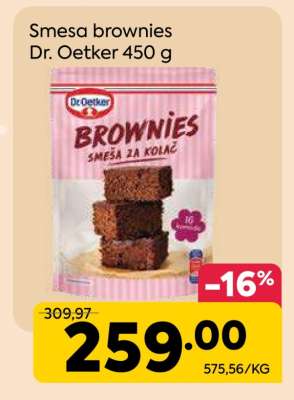 Smesa brownies Dr. Oetker 450 g