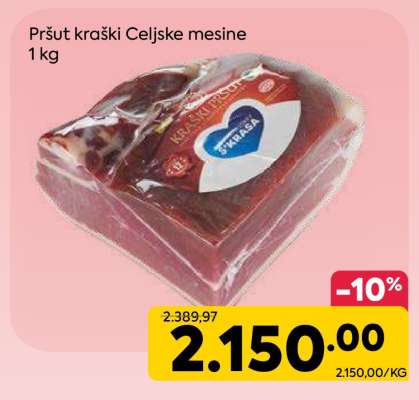 Pršut kraški Celjske mesine