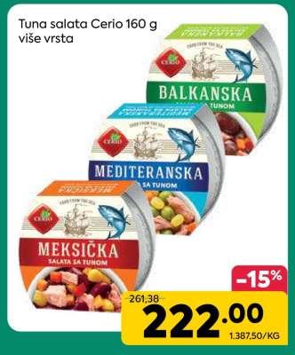 Tuna salata Cerio 160 g