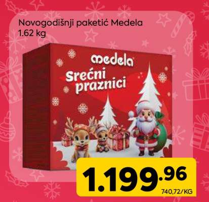 Novogodišnji paketić Medela