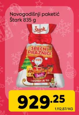 Novogodišnji paketić Štark 835 g
