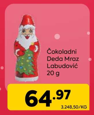 Čokoladni Deda Mraz Labudović