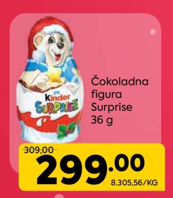 Čokoladna figura Surprise 36 g