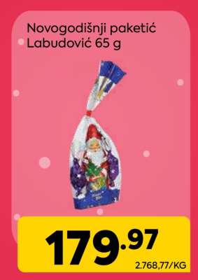 Novogodišnji paketić Labudović 65 g