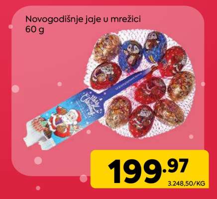 Novogodišnje jaje u mrežici