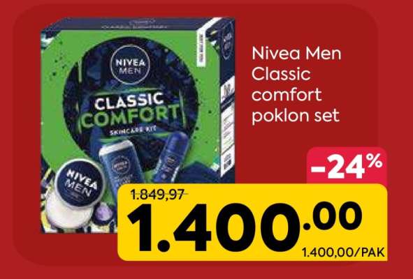 Nivea Men Classic comfort poklon set