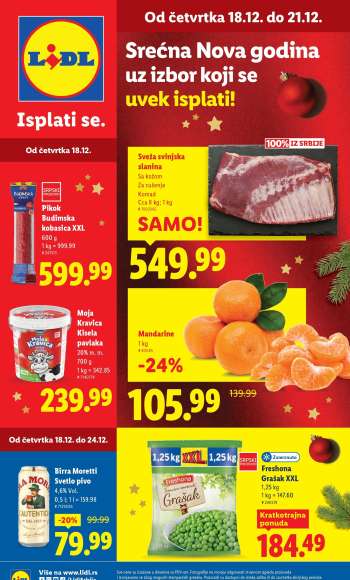 Lidl katalog - 18.12.2025 - 24.12.2025.
