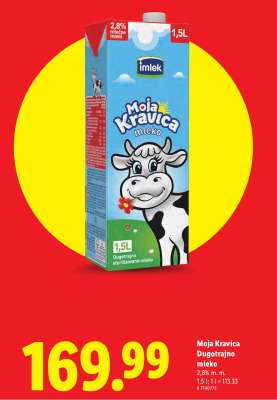 MOJA KRAVICA DUGOTRAJNO MLEKO