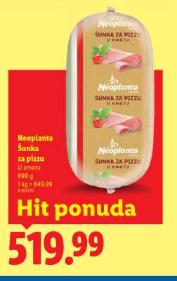 Neoplanta Šunka za pizzu