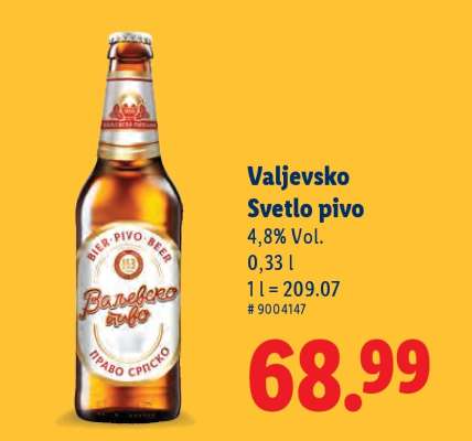 Valjevsko Svetlo pivo