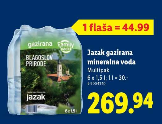 Jazak Gazirana mineralna voda