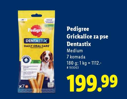 Pedigree Grickalice za pse Dentastix