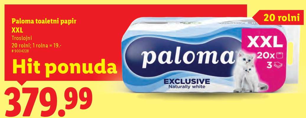 Paloma toaletni papir XXL