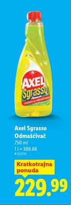 Axel Sgrasso odmašćivač