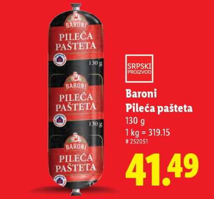 Baroni Pileća pašteta