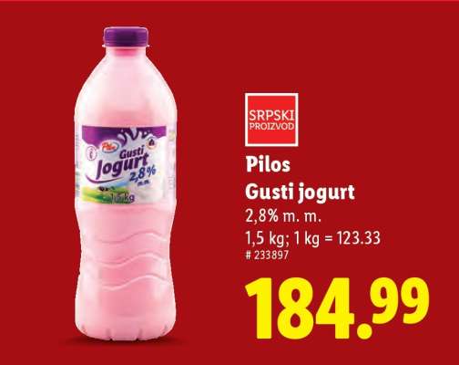 Pilos Gusti jogurt