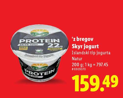 ‘z bregov Skyr jogurt