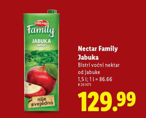 NECTAR FAMILY jabuka