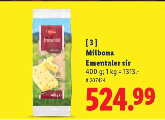 Milbona Ementaler sir