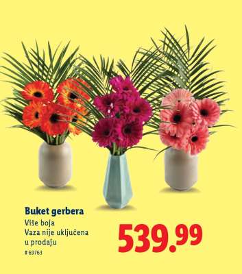 Buket gerbera