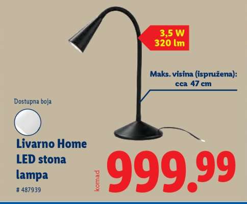 Livarno Home LED stona lampa