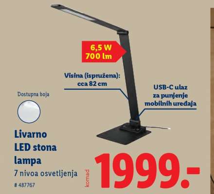 Livarno LED stona lampa