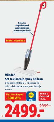 Vileda Set za čišćenje Spray & Clean