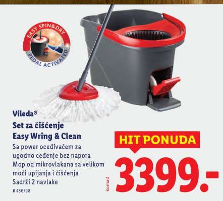 Vileda Set za čišćenje Easy Wring & Clean