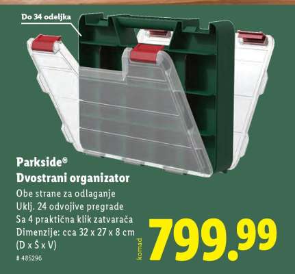 Parkside Dvostrani organizator