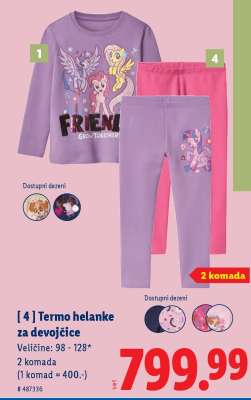 Termo helanke za devojčice