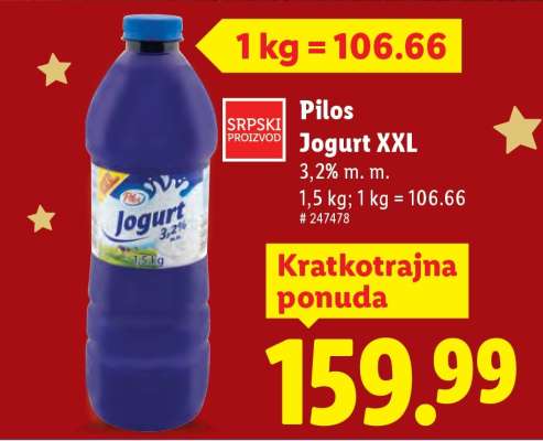 Pilos Jogurt XXL