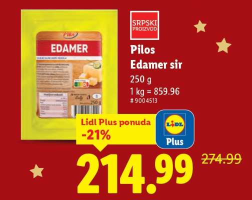 Pilos Edamer sir