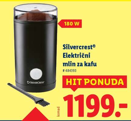Silvercrest Električni mlin za kafu